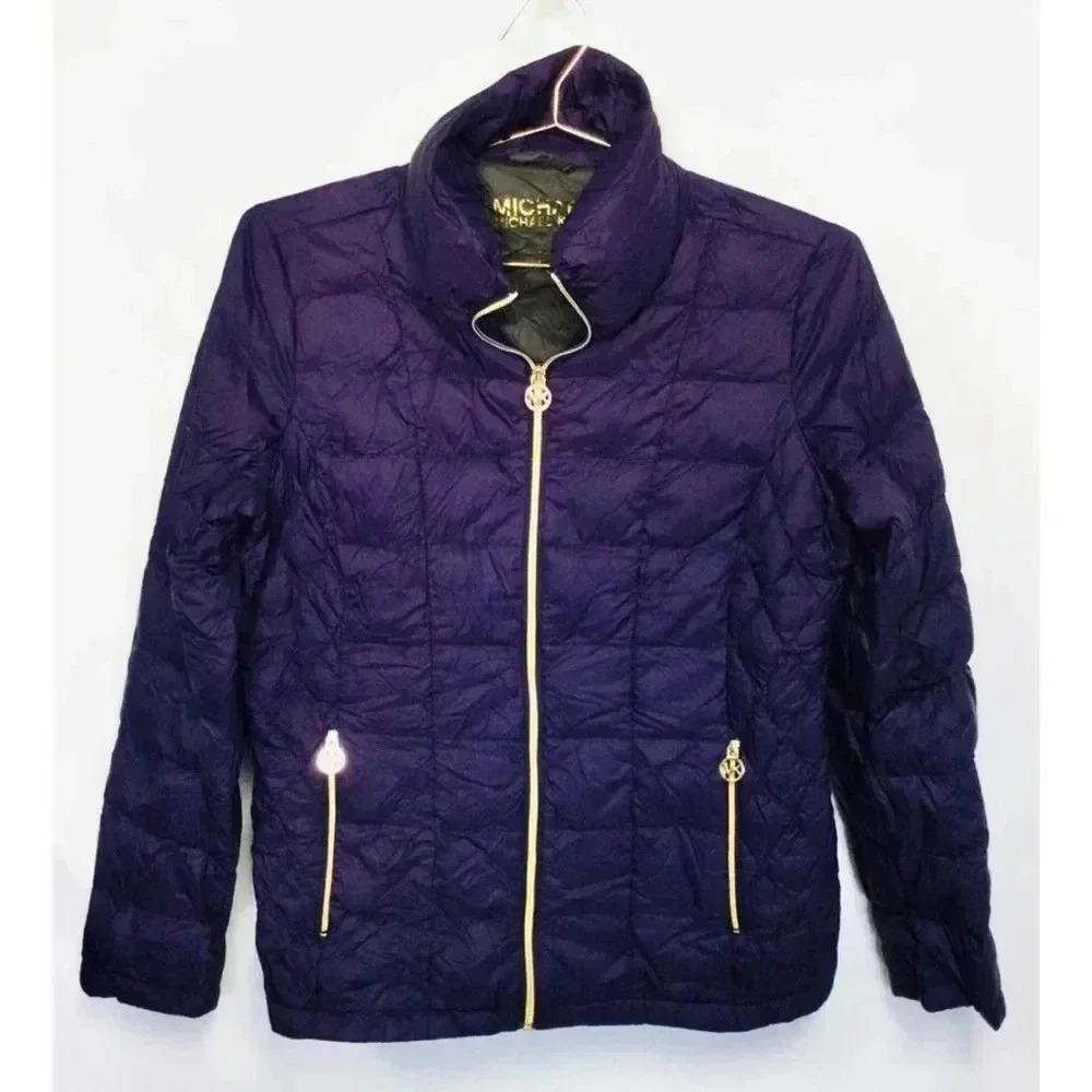 Women's Michael Kors packable Purple Jacket Size M
